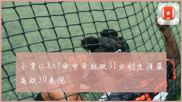 小贾以867命中率狂砍31分创生涯最高效30表现